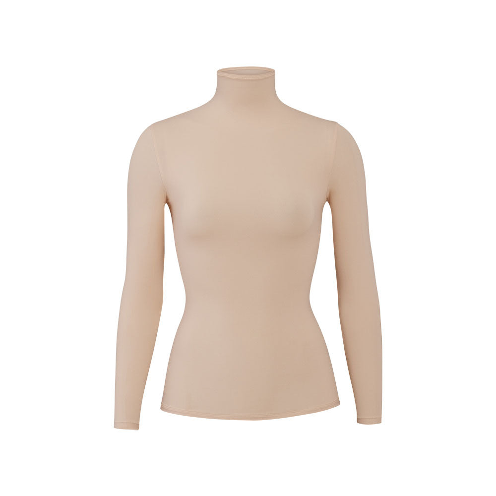 T-shirt Skims FITS EVERYBODY TURTLENECK Beige | 519LBVGDU