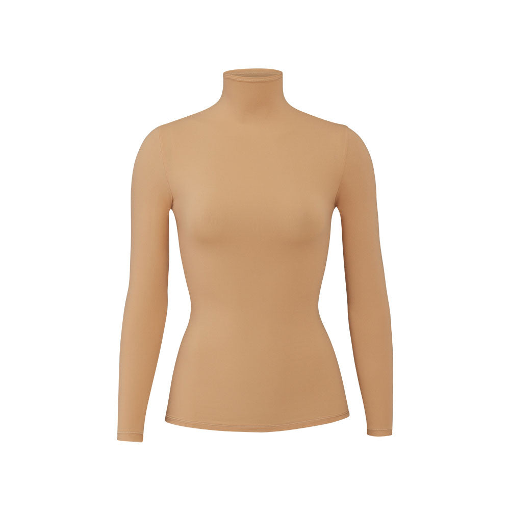 T-shirt Skims FITS EVERYBODY TURTLENECK Beige | 582FXMJKE