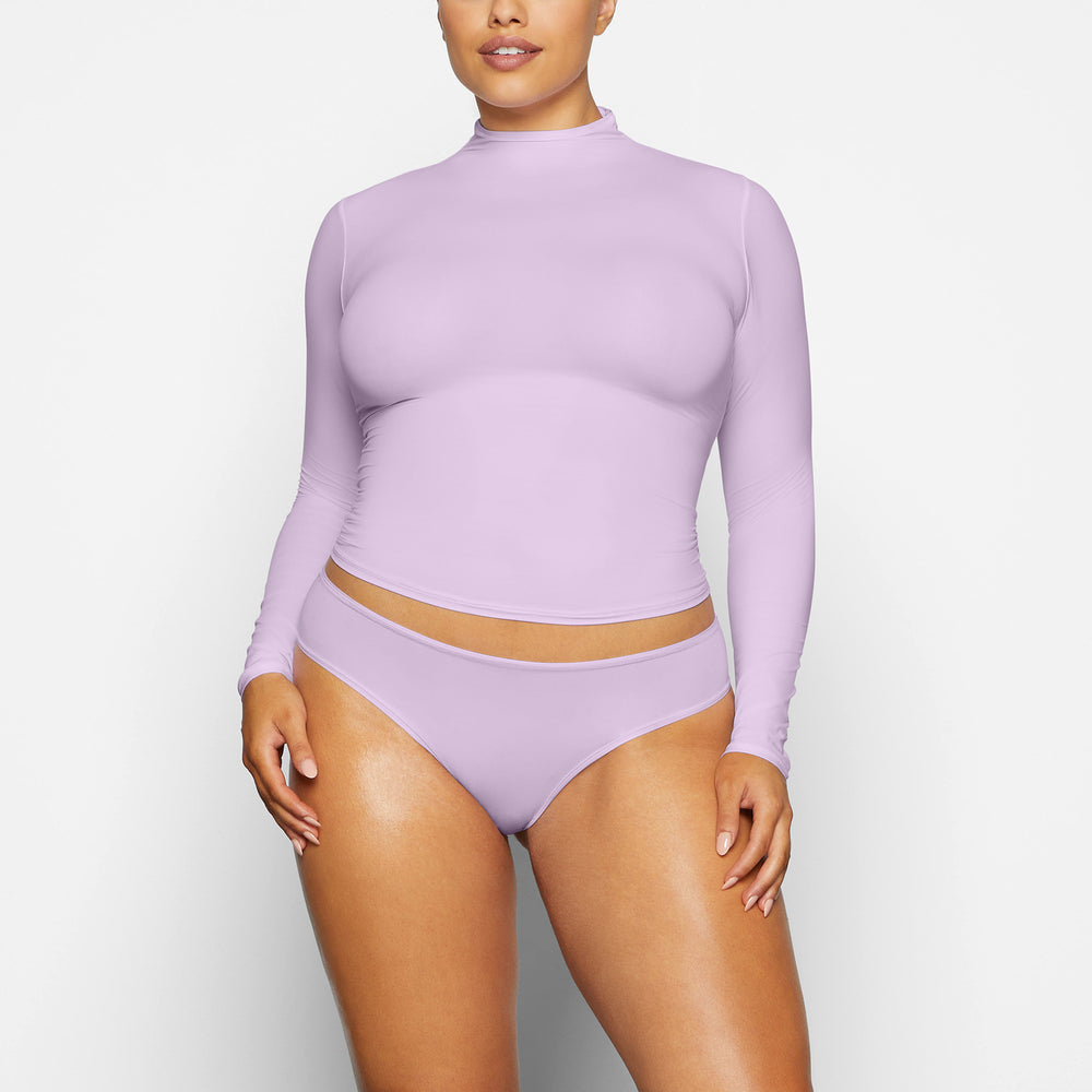 T-shirt Skims FITS EVERYBODY TURTLENECK Violette | 618VDLORI