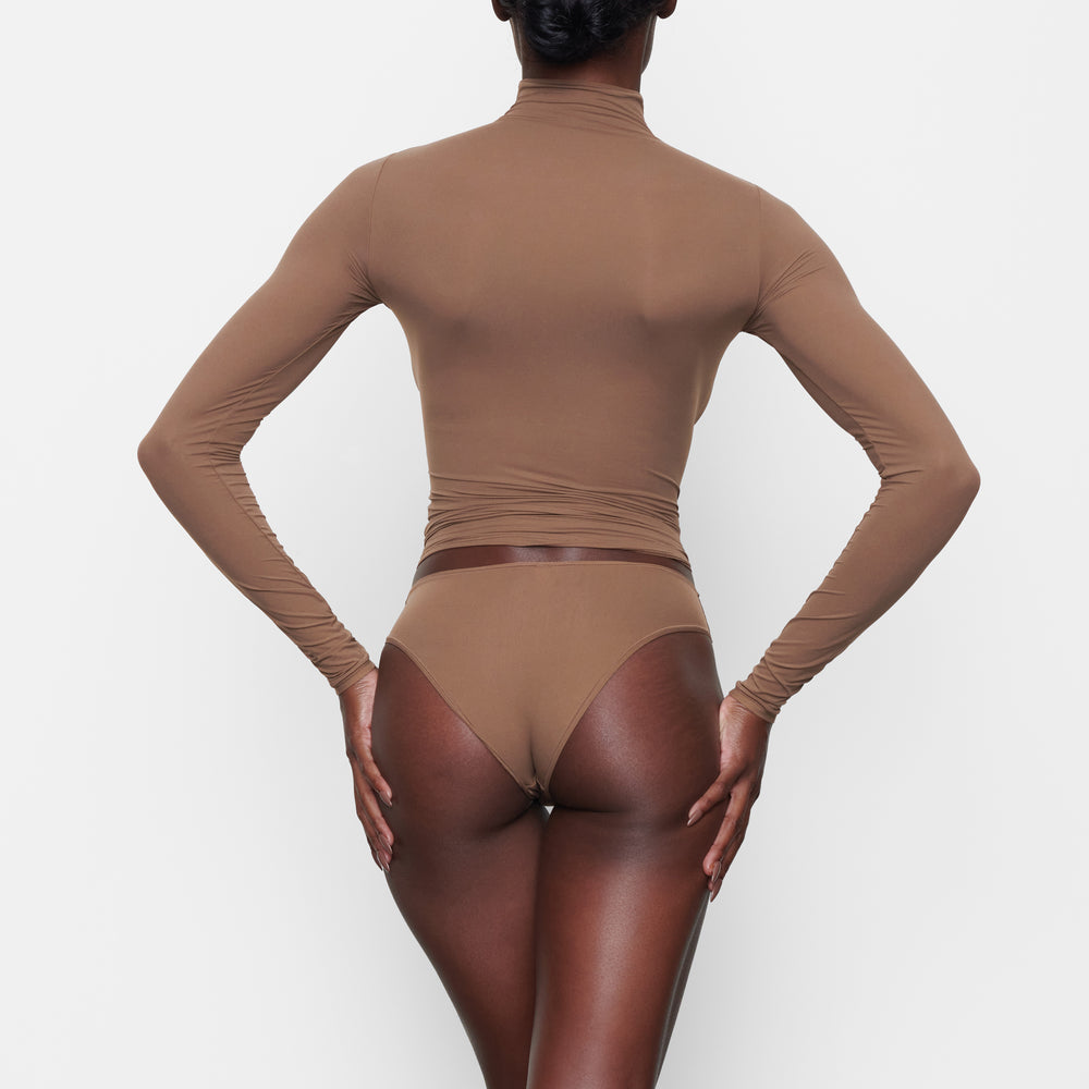 T-shirt Skims FITS EVERYBODY TURTLENECK Abricot | 684QJSGBI