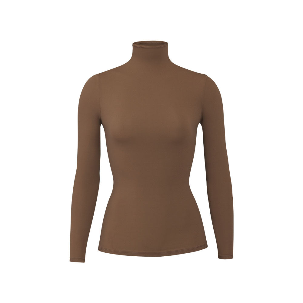 T-shirt Skims FITS EVERYBODY TURTLENECK Abricot | 684QJSGBI