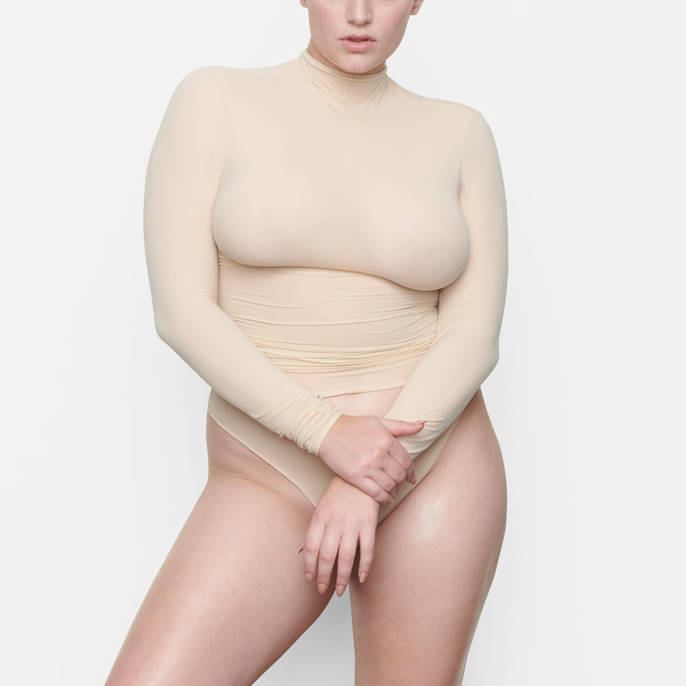 T-shirt Skims FITS EVERYBODY TURTLENECK Marron | 813WSBTJX