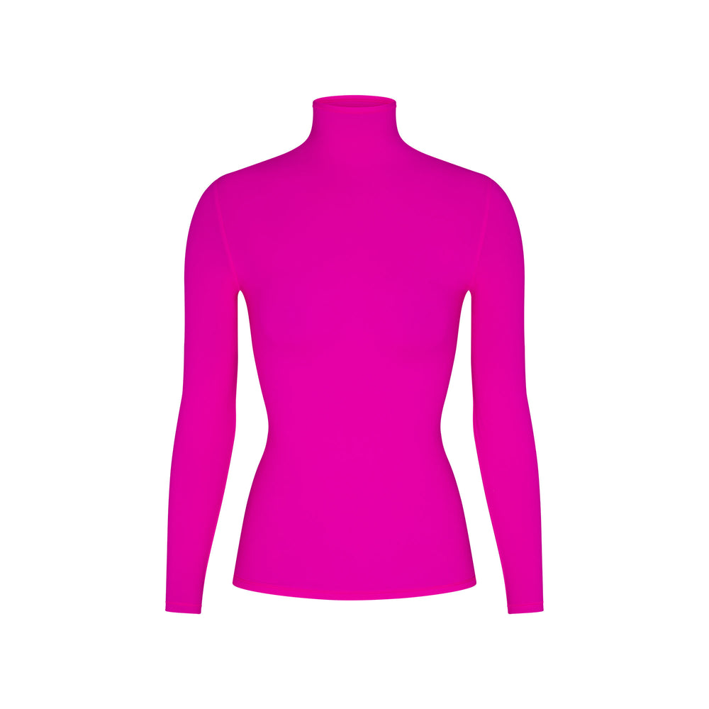 T-shirt Skims FITS EVERYBODY TURTLENECK Fushia | 935HUEGMY