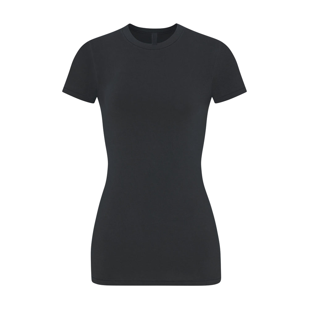 T-shirt Skims NEW VINTAGE LONG Lavage Noir | 125YQZOIC