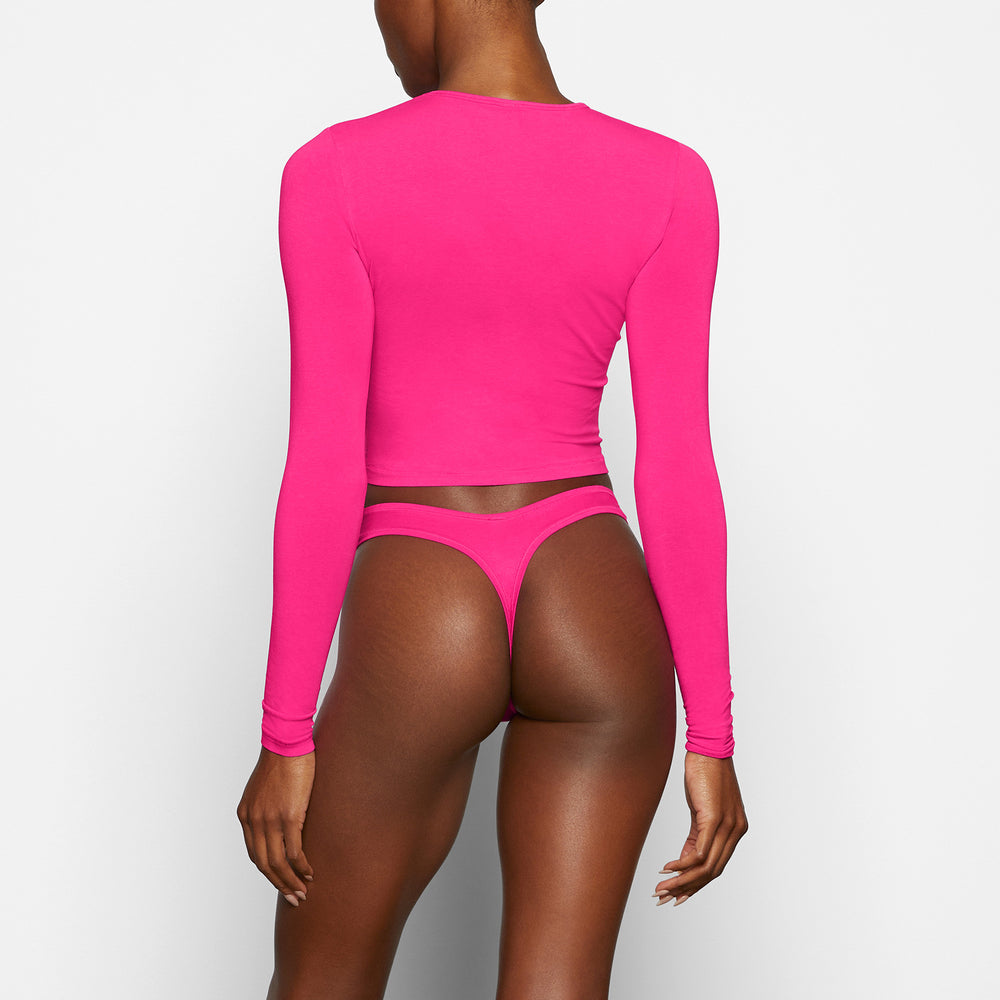 T-shirt Skims NEW VINTAGE LONG SLEEVE Fushia | 083YQLWXC