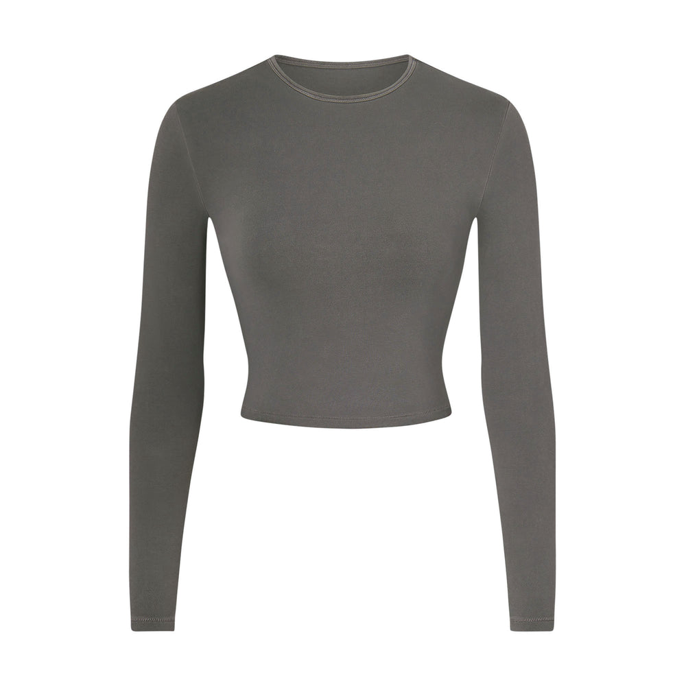 T-shirt Skims NEW VINTAGE LONG SLEEVE Grise Foncé | 621NMGWDT