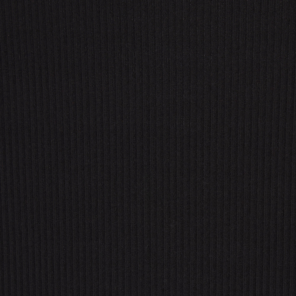 T-shirt Skims SOFT LOUNGE SPLIT NECK LONG SLEEVE Noir | 519MAKVCZ