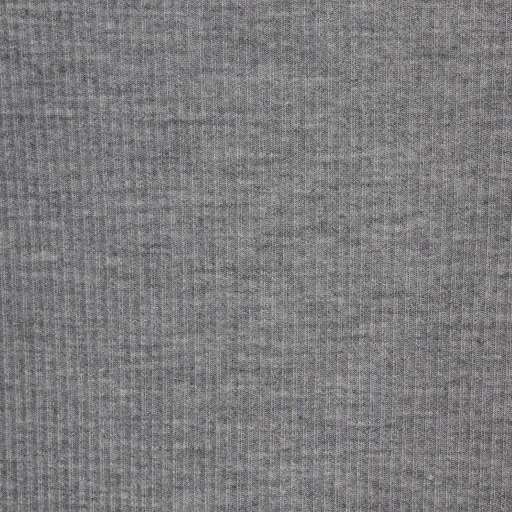 T-shirt Skims SOFT LOUNGE SPLIT NECK LONG SLEEVE Grise | 862GFSZLK