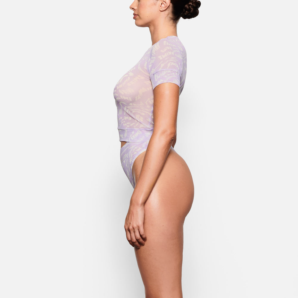T-shirt Skims SUMMER MESH Violette Clair | 542JGDAEN