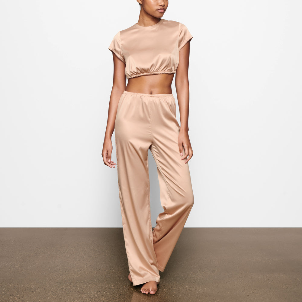 T-shirt Skims WOVEN SHINE Rose | 198EVALPO