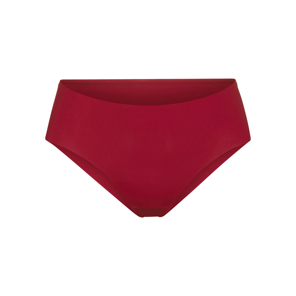 Tanga Skims FREE CUT MID WAIST Rouge Foncé | 582GBFERZ