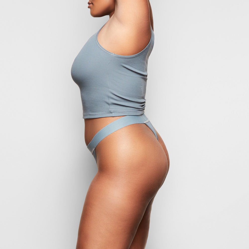 Tank Skims COTTON RIB Bleu | 512JIFYVU