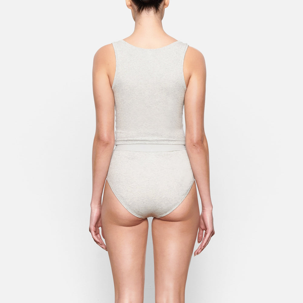 Tank Skims COTTON RIB Grise Clair | 651VMKSYF