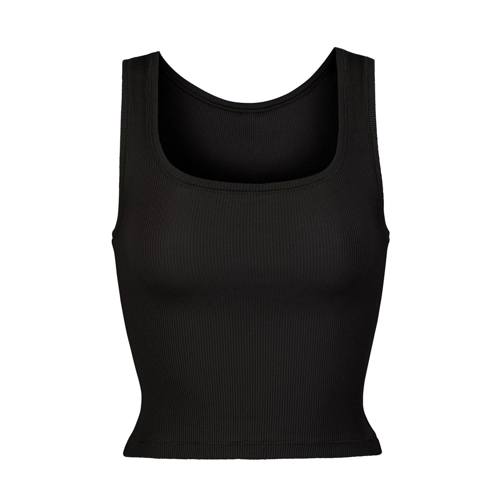 Tank Skims COTTON RIB Noir | 407XNVPZH