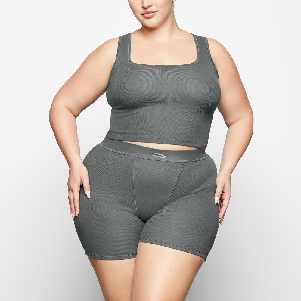 Tank Skims COTTON RIB Pack Multicolore Foncé | 207WEBKMI