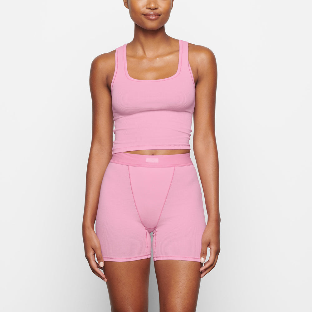 Tank Skims COTTON RIB Rose | 012UEAIDM