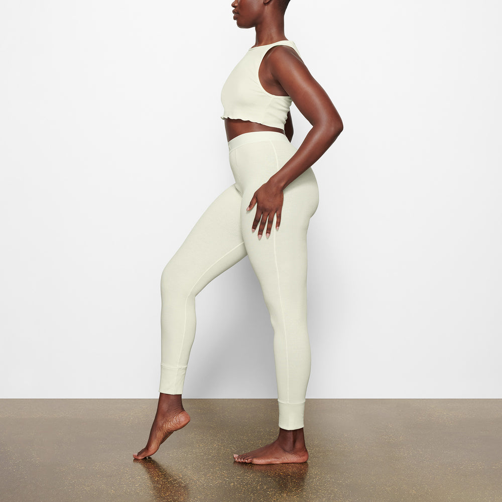 Tank Skims COTTON RIB SUPER CROP Blanche | 735FTACXU