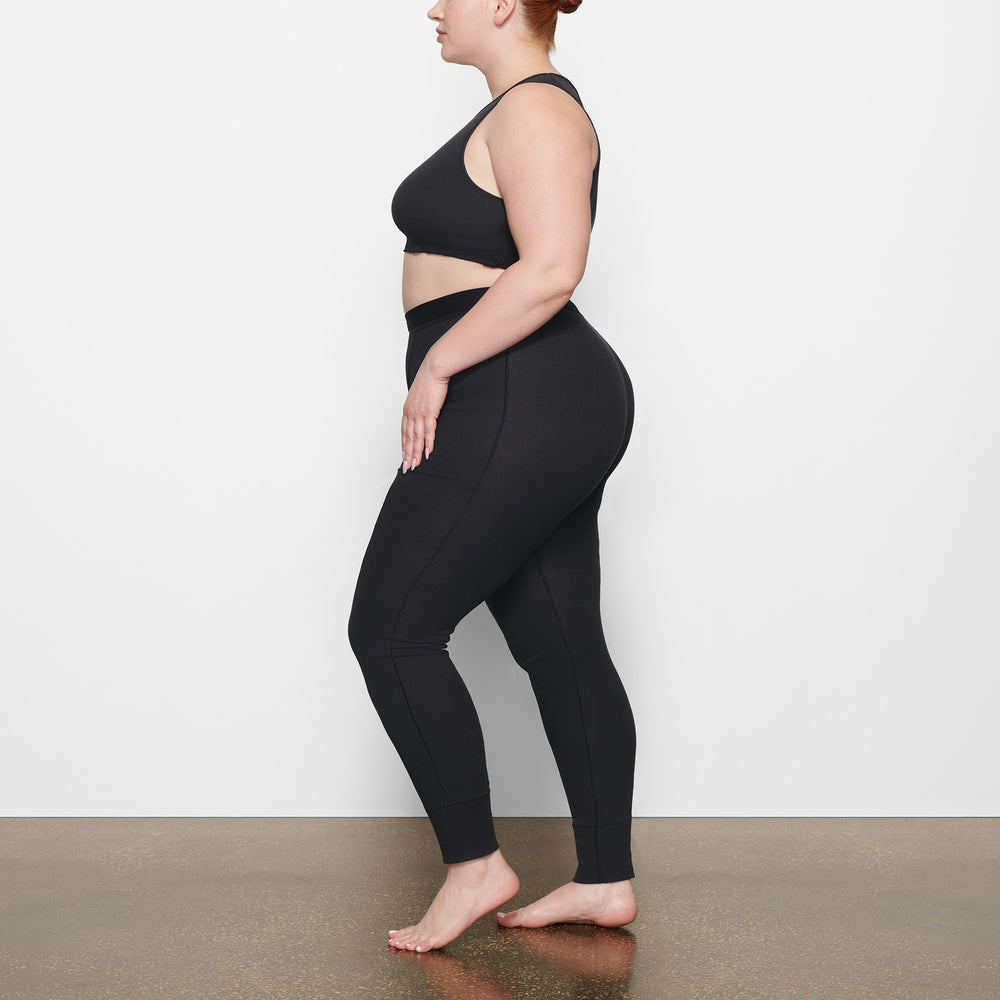 Tank Skims COTTON RIB SUPER CROP Noir | 419ETUROP