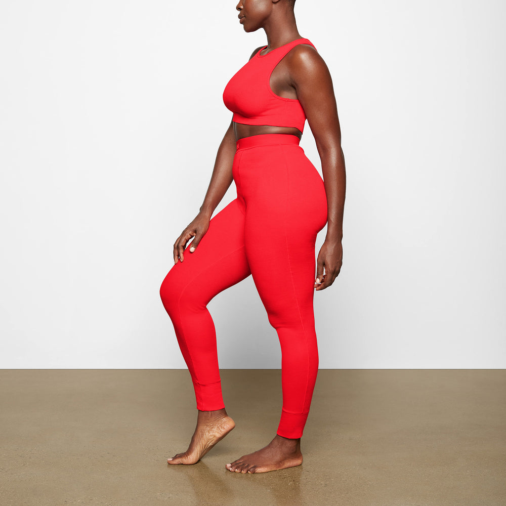 Tank Skims COTTON RIB SUPER CROP Rouge | 056ZUHSTW