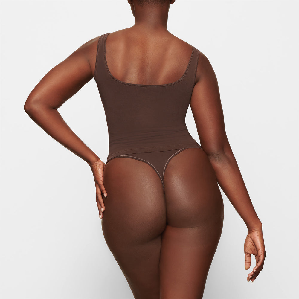 Tank Skims NEW VINTAGE SCOOP NECK Chocolat | 435STVCGJ