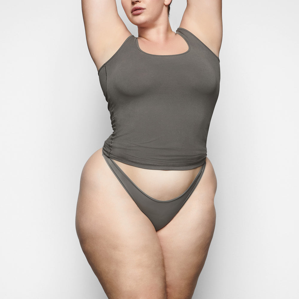 Tank Skims NEW VINTAGE SCOOP NECK Grise Foncé | 835TQFUGR
