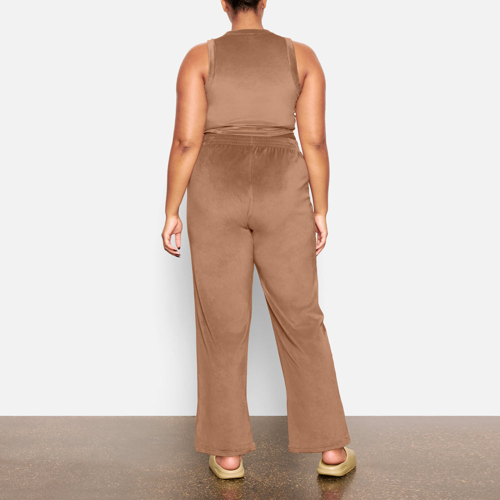 Tank Skims VELOUR CREW NECK Abricot | 802DZCSPX