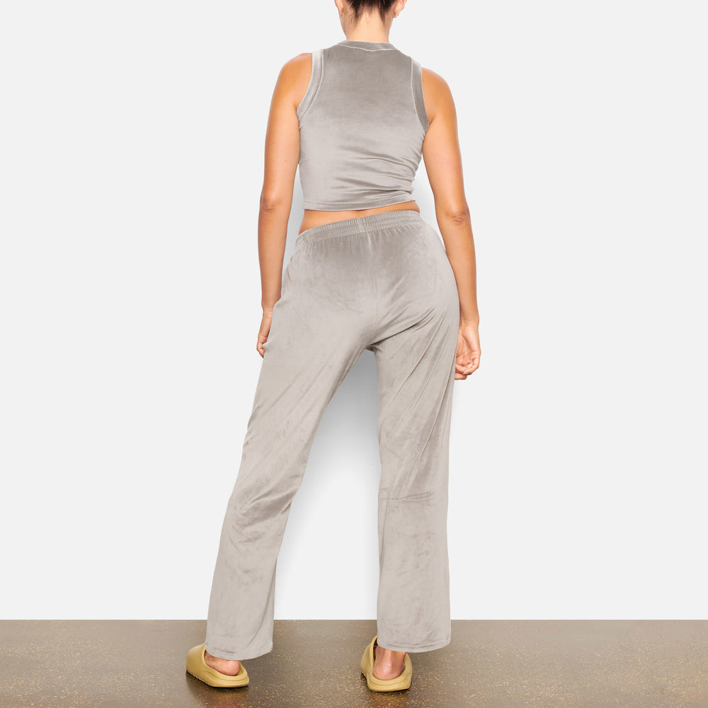 Tank Skims VELOUR CREW NECK Grise | 453JWISUP