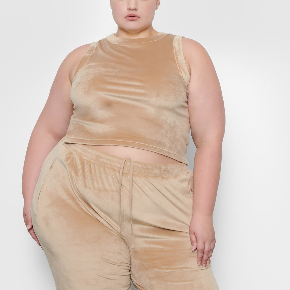 Tank Skims VELOUR CREW NECK Orange | 739QGUVKS