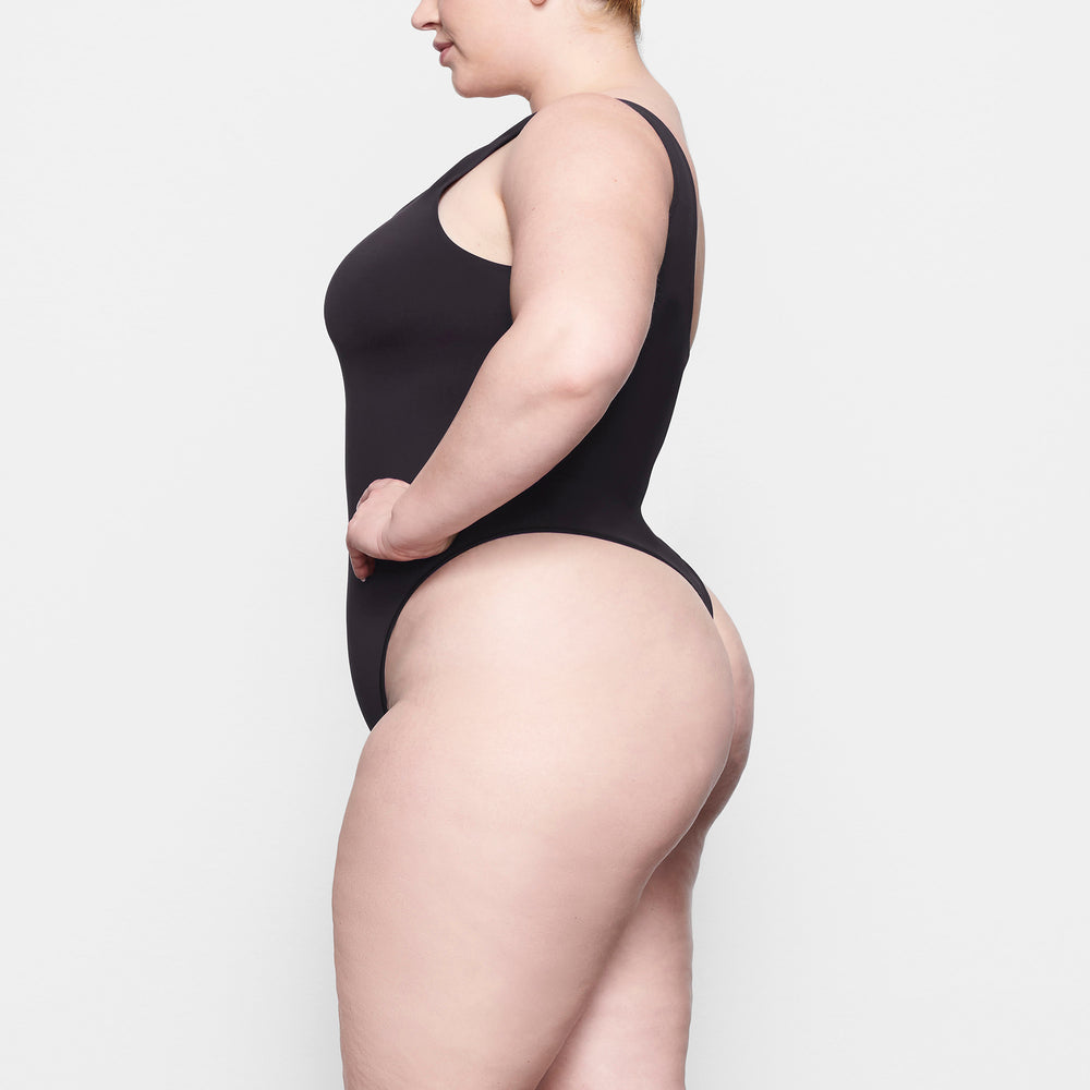 Thong Bodysuit Skims SOFT SMOOTHING Noir | 502OLFHVX