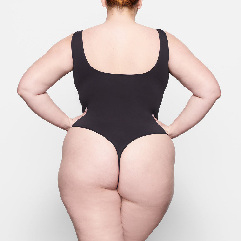 Thong Bodysuit Skims SOFT SMOOTHING Noir | 502OLFHVX