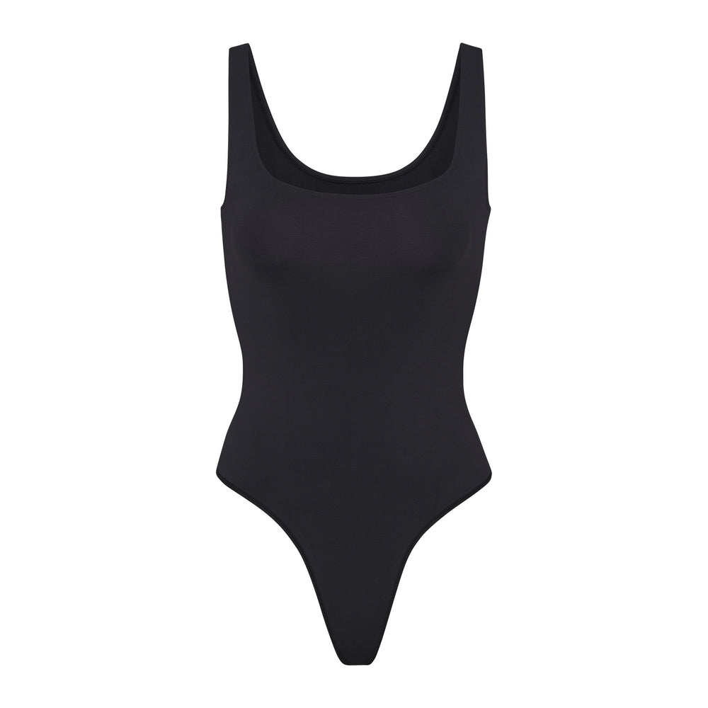 Thong Bodysuit Skims SOFT SMOOTHING Noir | 502OLFHVX