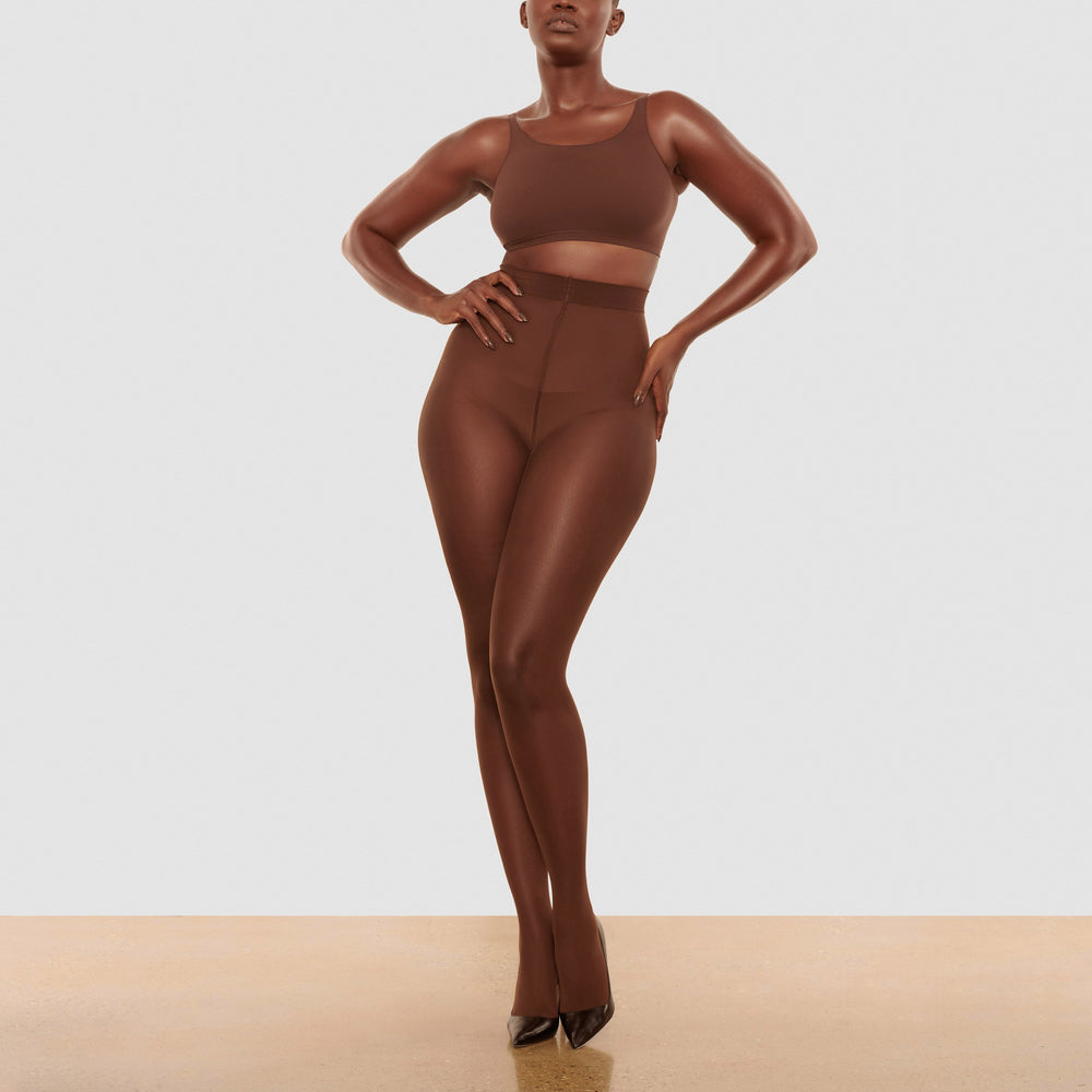 Tights Skims MID SUPPORT Chocolat | 148LOQPXZ