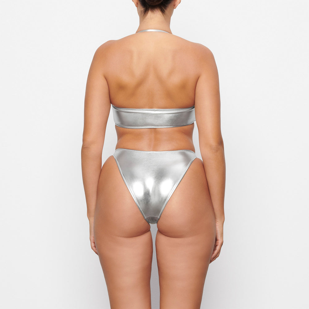 Two Pieces Skims METALLIC SWIM DIPPED MID WAIST BOTTOMS Grise | 503UJZBYF