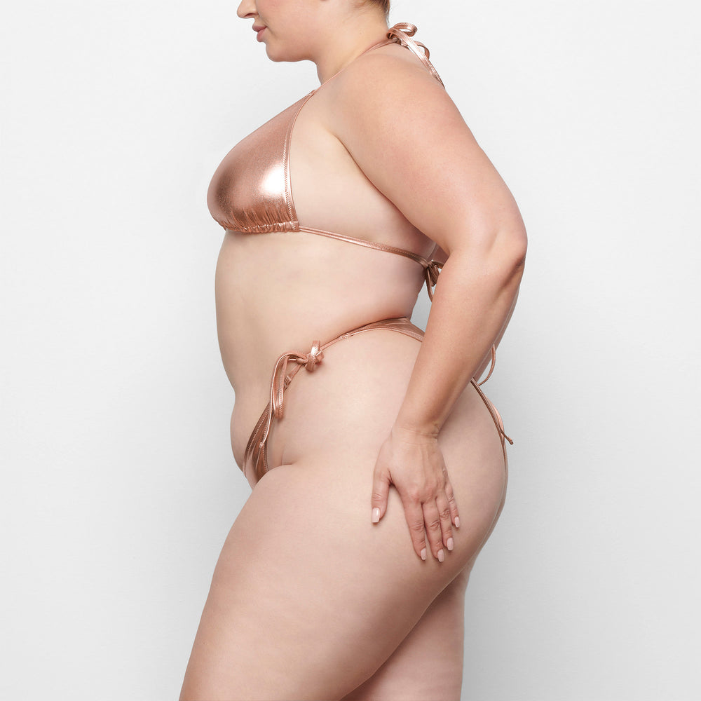 Two Pieces Skims METALLIC SWIM DIPPED TIE BOTTOMS Rose Doré | 435XTKZPV
