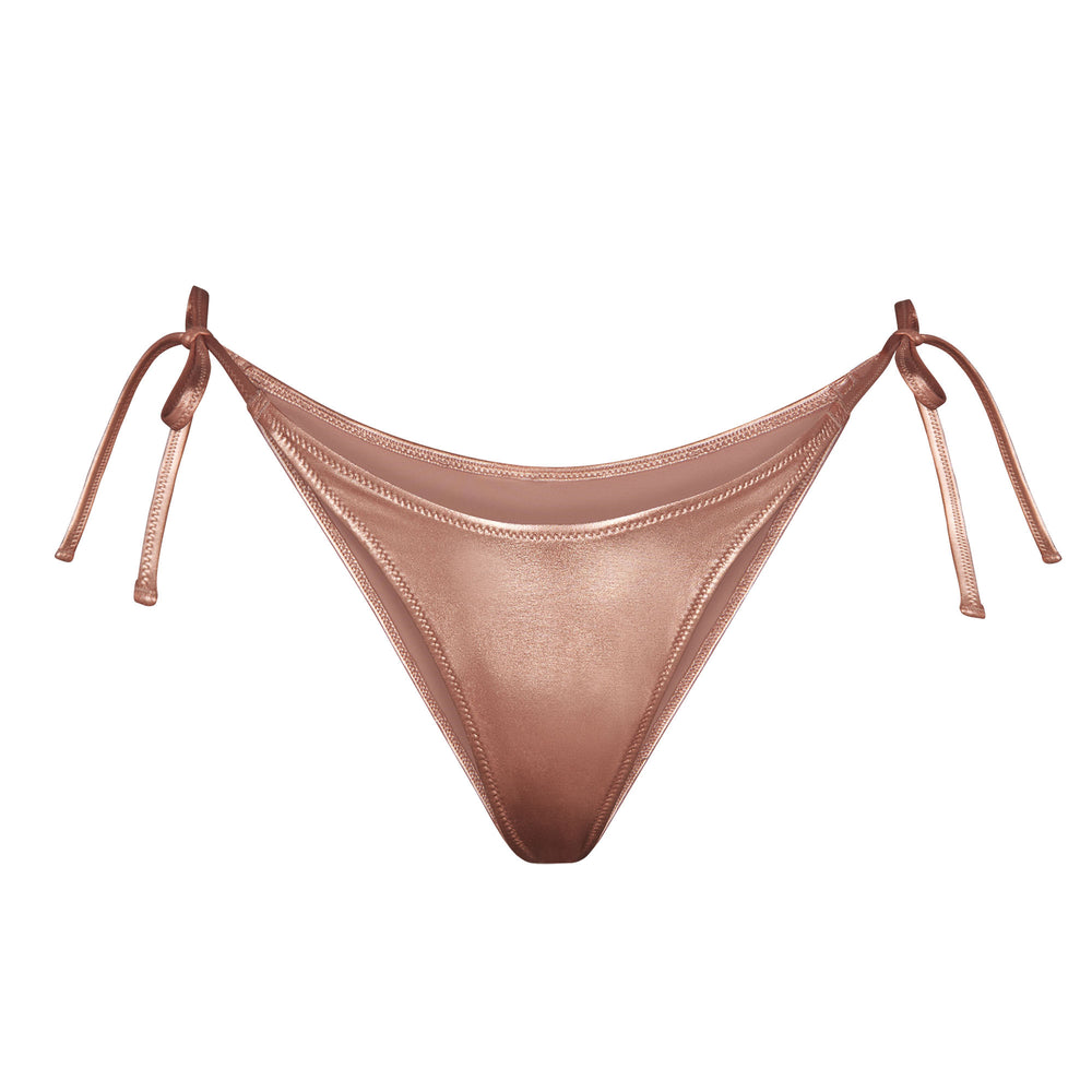 Two Pieces Skims METALLIC SWIM DIPPED TIE BOTTOMS Rose Doré | 435XTKZPV