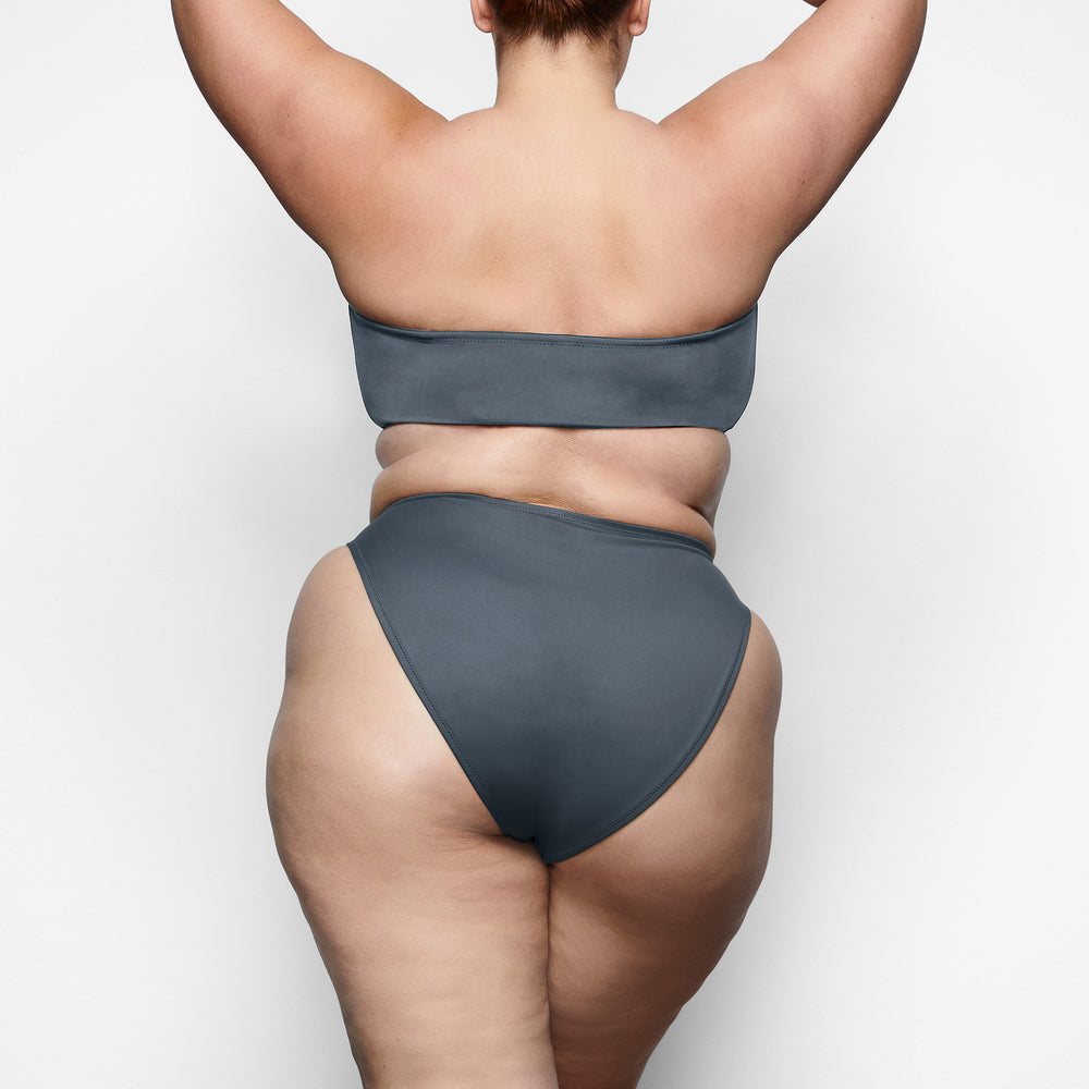 Two Pieces Skims SHAPING SWIM BANDEAU BIKINI TOP Grise Foncé | 283KCHSQU