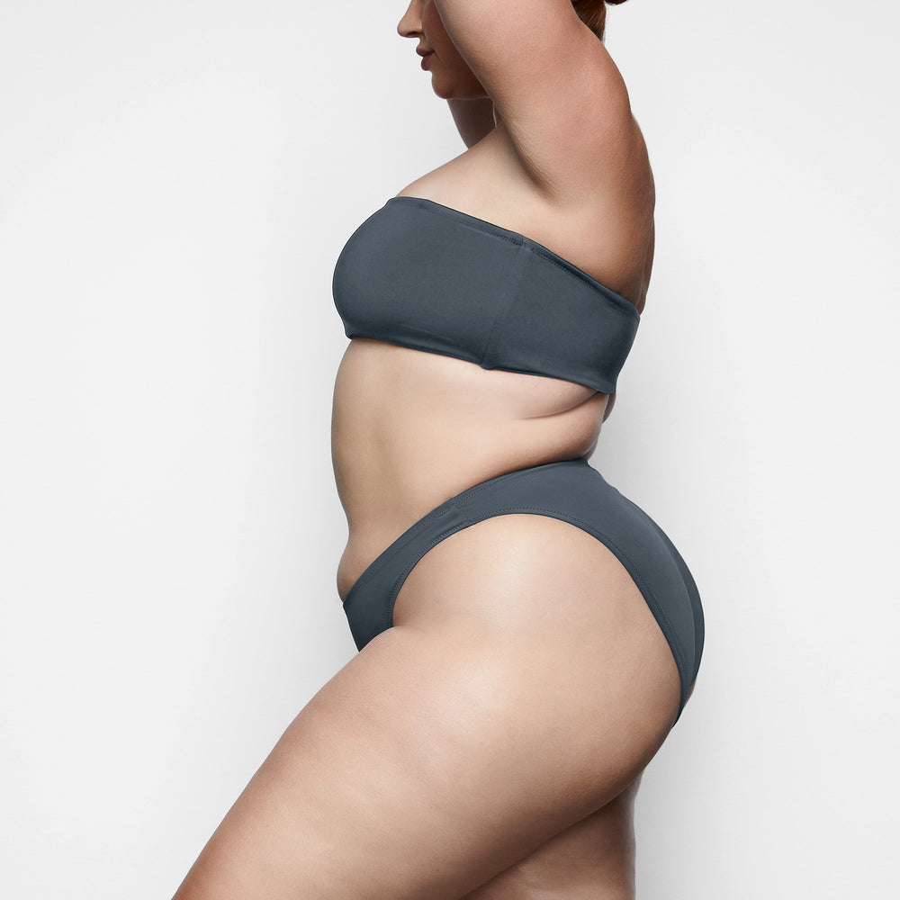 Two Pieces Skims SHAPING SWIM DIPPED BIKINI BOTTOM Grise Foncé | 127GVNFSH