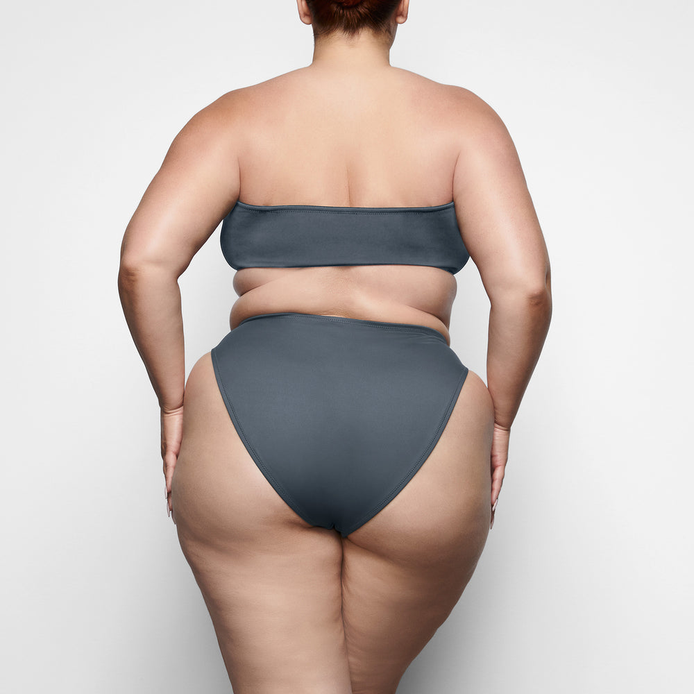 Two Pieces Skims SHAPING SWIM DIPPED BIKINI BOTTOM Grise Foncé | 127GVNFSH