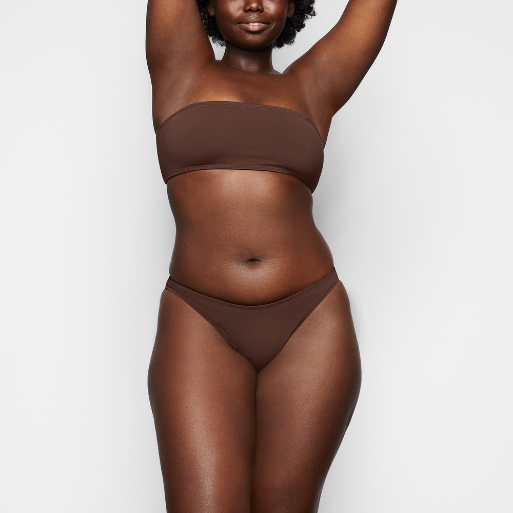 Two Pieces Skims SHAPING SWIM DIPPED BIKINI BOTTOM Chocolat | 320DGOCUT