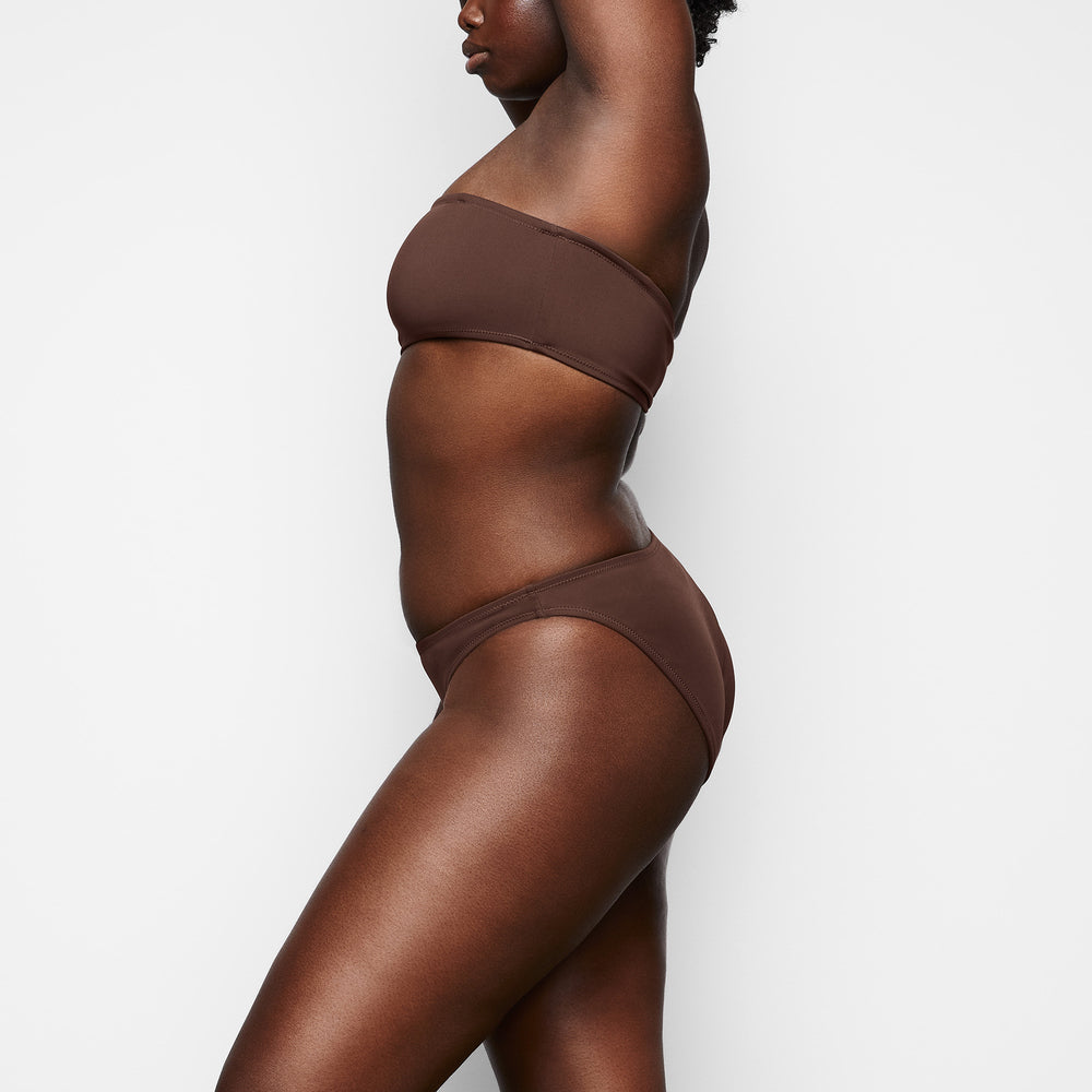 Two Pieces Skims SHAPING SWIM DIPPED BIKINI BOTTOM Chocolat | 320DGOCUT