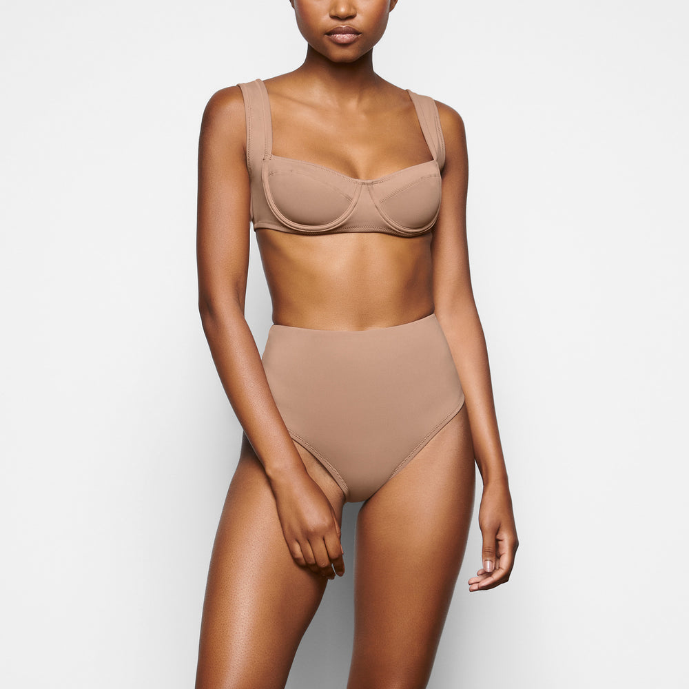 Two Pieces Skims SHAPING SWIM UNLINED UNDERWIRE BIKINI TOP Abricot | 798VUOCDE