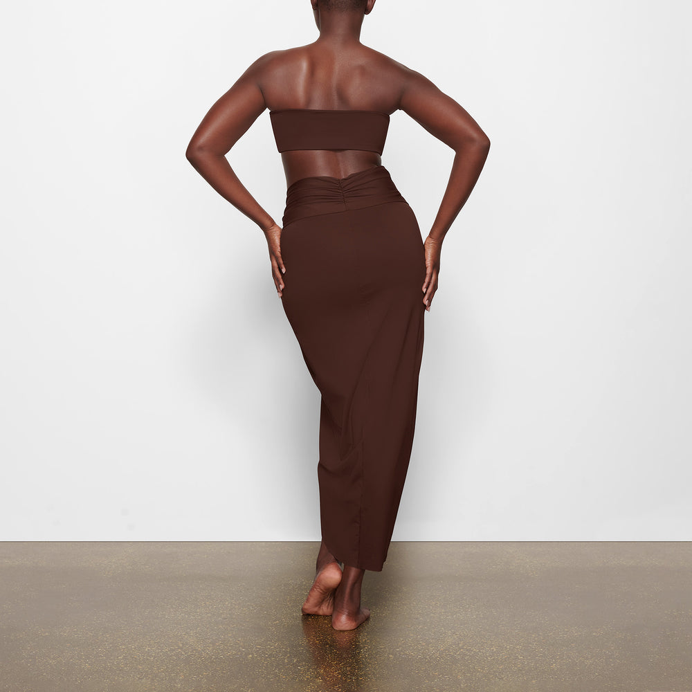 Two Pieces Skims SWIM BANDEAU BIKINI TOP Chocolat | 147SUXZHT