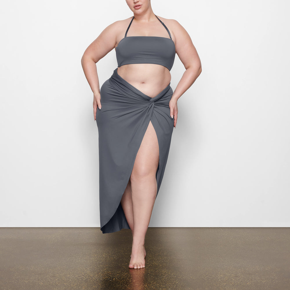 Two Pieces Skims SWIM BANDEAU BIKINI TOP Grise Foncé | 641IAHLKO