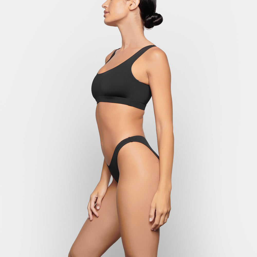 Two Pieces Skims SWIM DIPPED MID WAIST BOTTOMS Noir | 524CFKETH