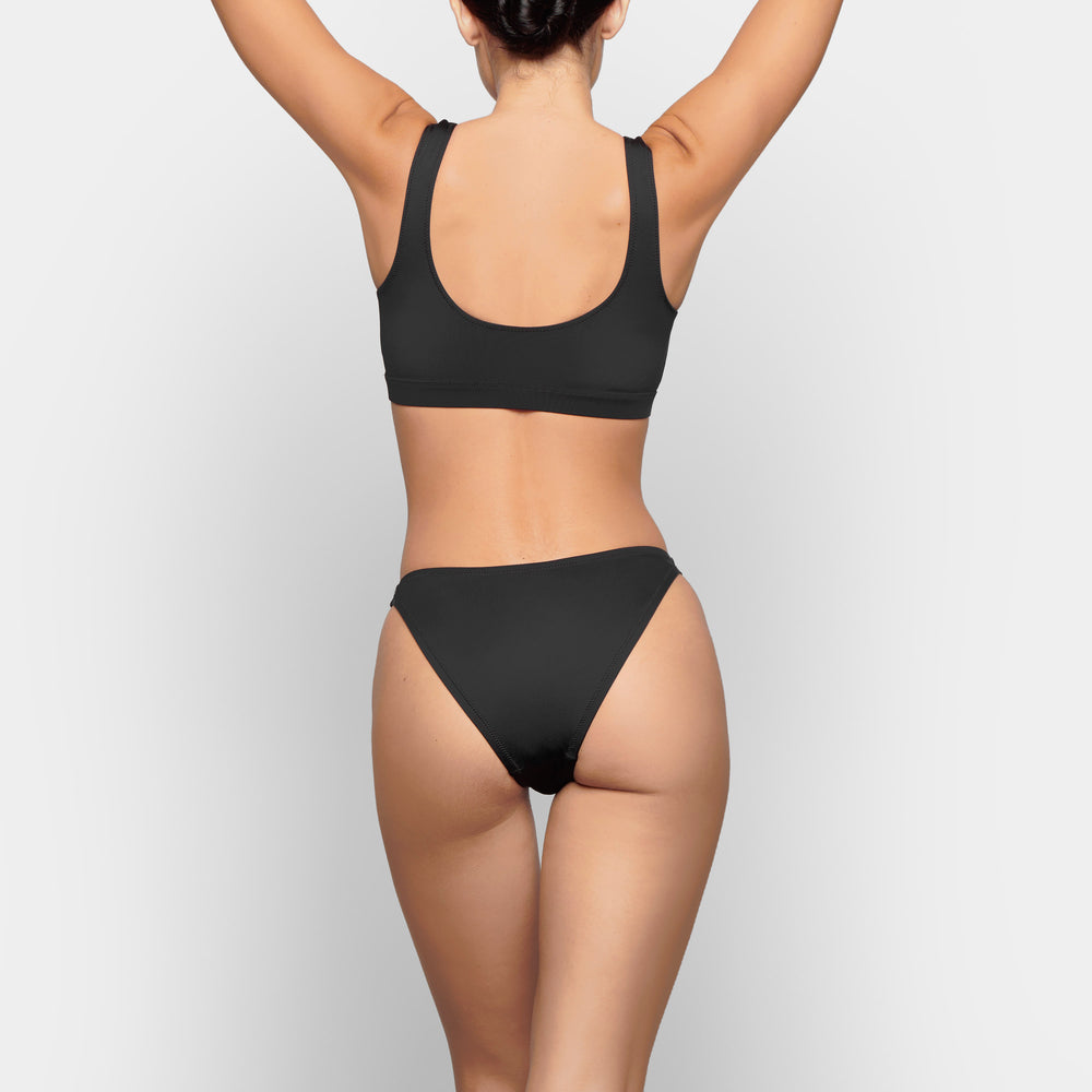 Two Pieces Skims SWIM DIPPED MID WAIST BOTTOMS Noir | 524CFKETH