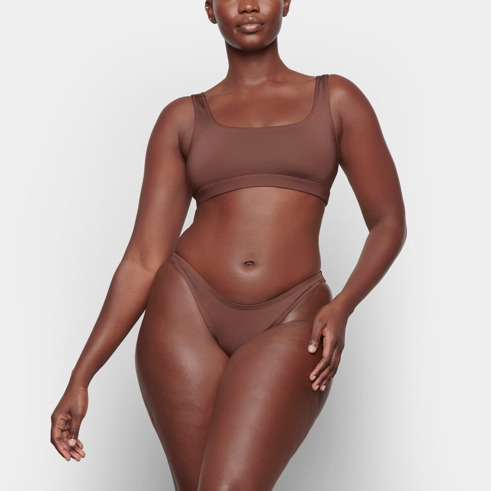 Two Pieces Skims SWIM DIPPED MID WAIST BOTTOMS Chocolat | 594WANUKF