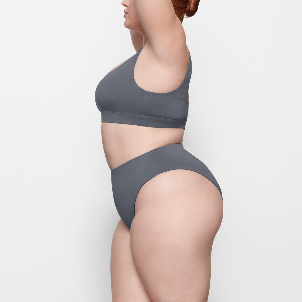 Two Pieces Skims SWIM MID WAIST BOTTOMS Grise Foncé | 435DMBFTG