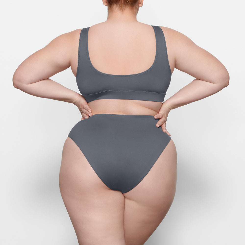 Two Pieces Skims SWIM MID WAIST BOTTOMS Grise Foncé | 435DMBFTG