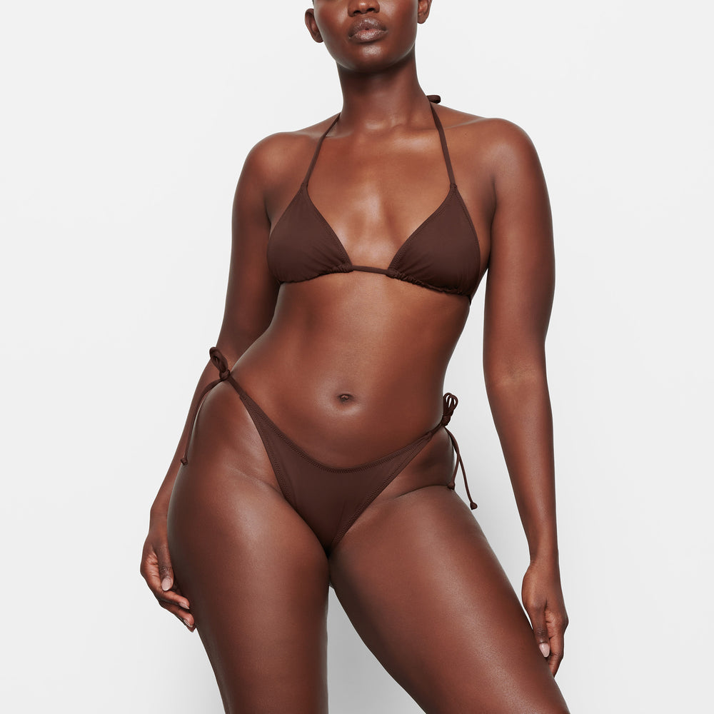 Two Pieces Skims SWIM TRIANGLE TOP Chocolat | 018OPDFCH