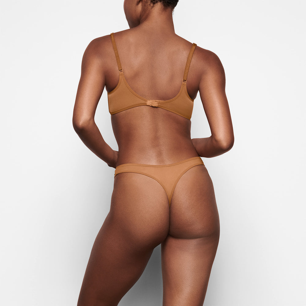 Underwire Bra Skims ULTRA FINE MESH SCOOP Abricot | 075YCSDEA